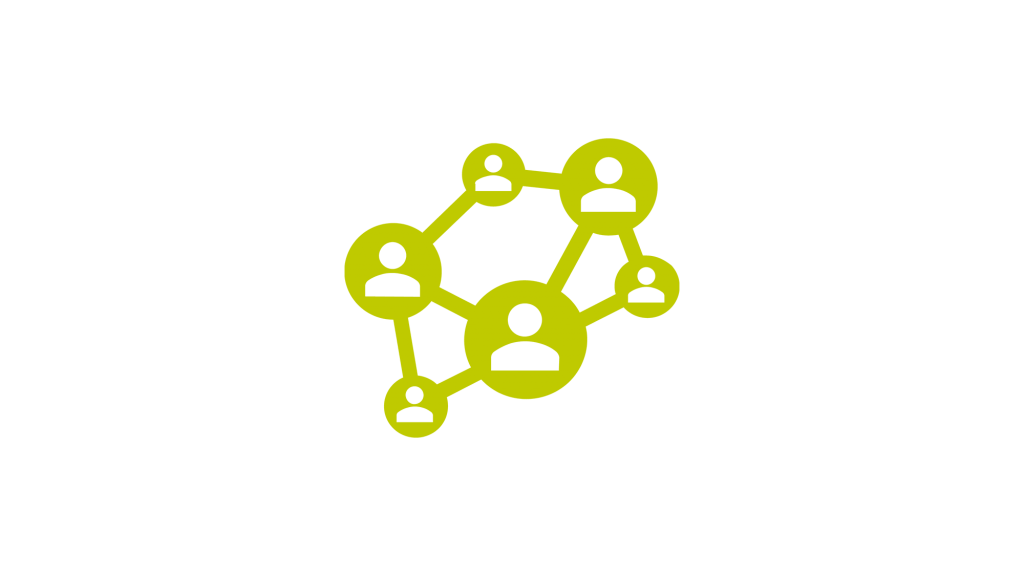 Icon vernetzte Parnterschaft